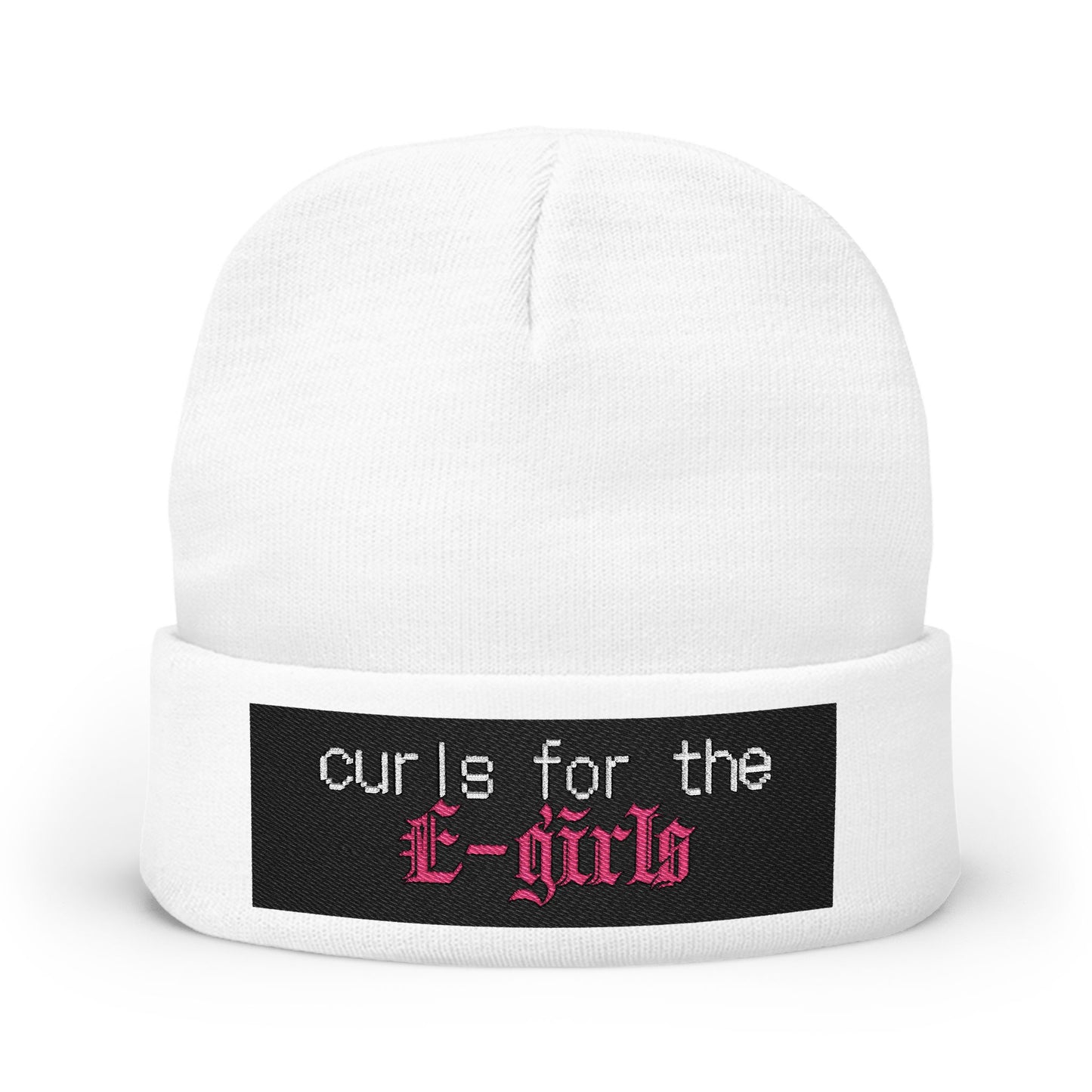 Curls For The E-girls beanie
